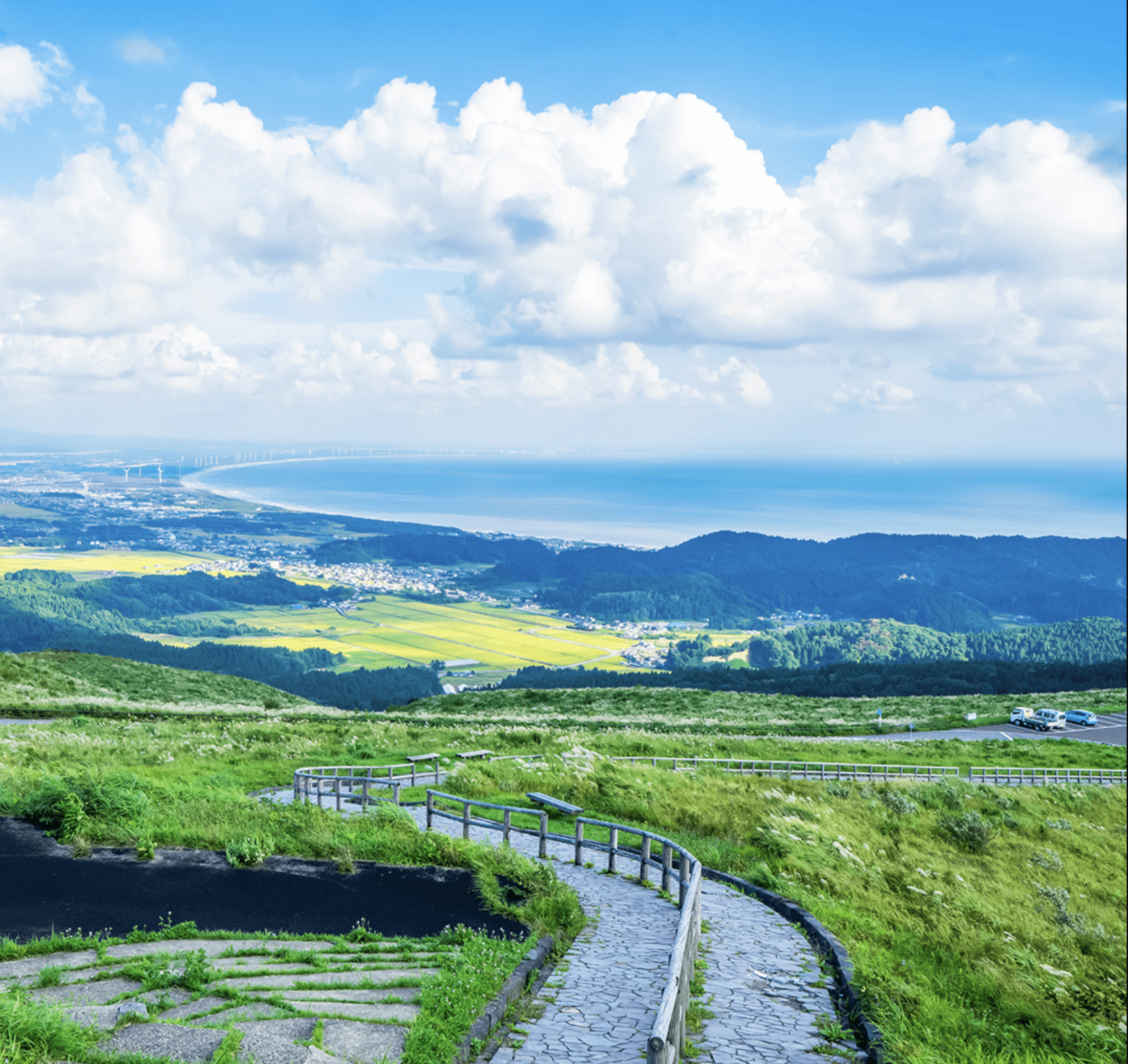 「秋田寒風山「風穴」」絶景