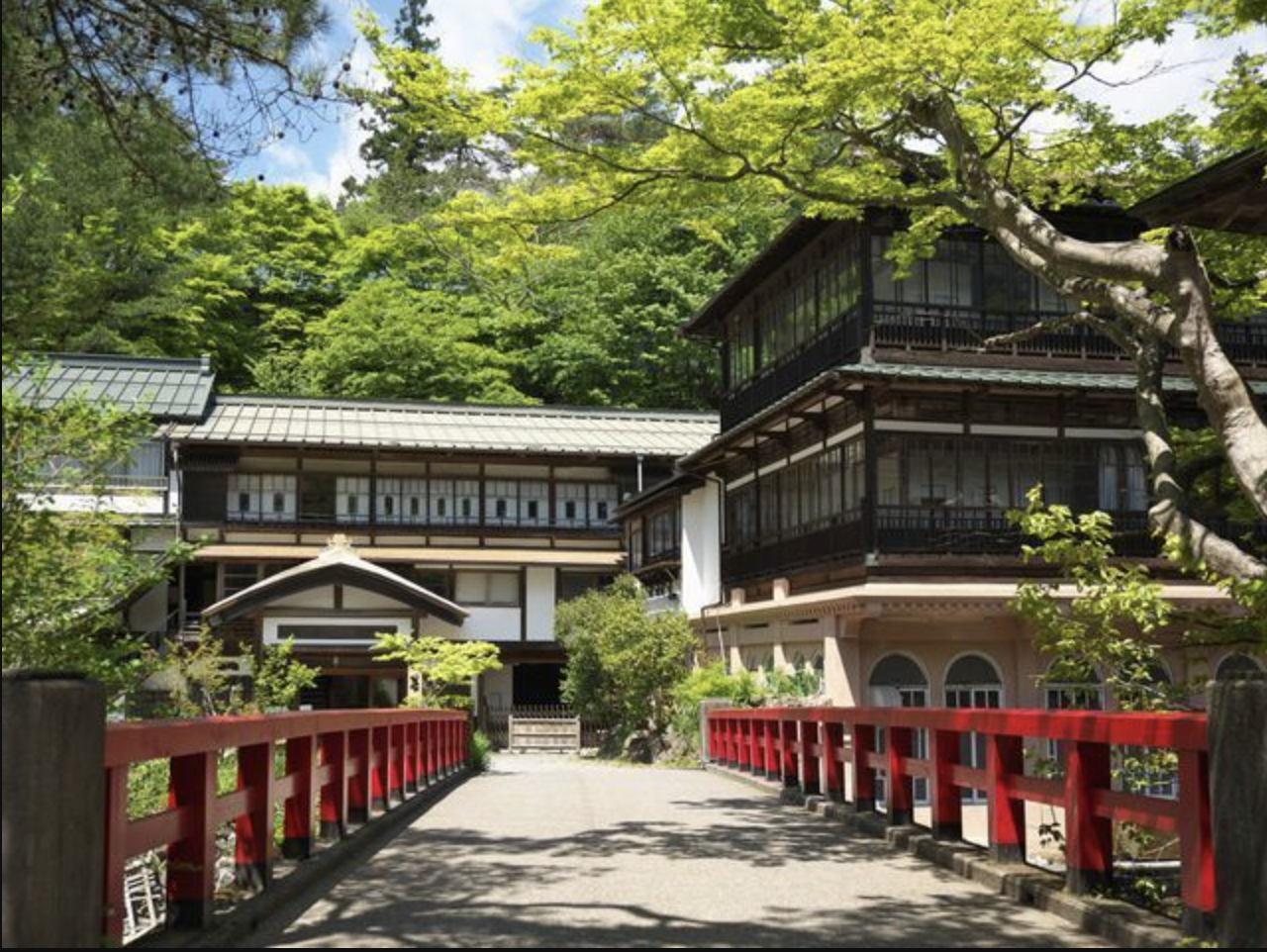 「群馬積善館本館 慶雲橋」癒し