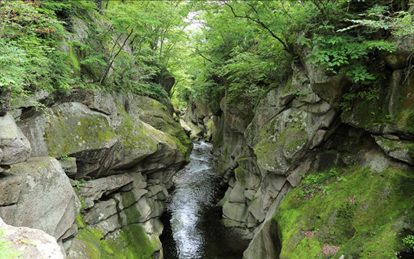 「宮城磊々峡」大自然